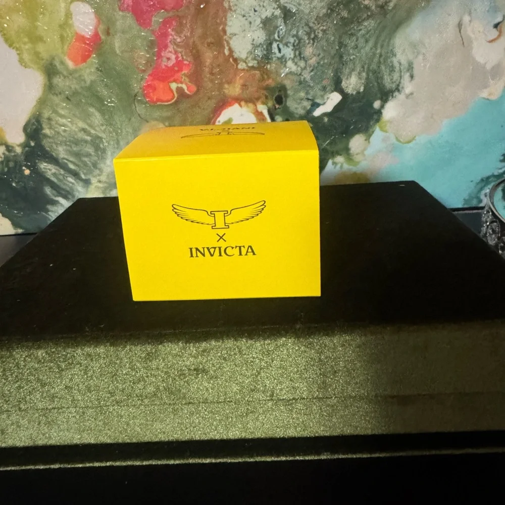 Invicta Bright Yellow Box with Logo